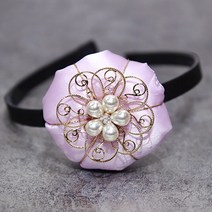 블링 배씨 호박머리띠-연보라