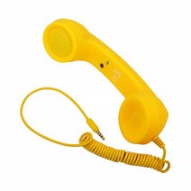 노이즈캔슬링헤드폰 헬스헤드셋 운동헤드셋 3.5mm 범용 전화 전화 방사선 방지 수신기 핸드폰 핸드셋 클래식 마이크 마이크, 주황색