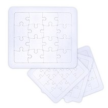 attizone 무지퍼즐 그리기퍼즐 종이퍼즐 모양퍼즐 퍼즐만들기 그림조각, 02. 종이퍼즐-사각퍼즐(16pcs)