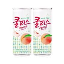 쿨피스 복숭아맛, 230ml, 10개