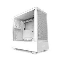 NZXT H5 Flow Compact ATX 미드타워 PC 케이스, 화이트_H5 흐름 | 비 i-Series | 케이스.