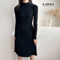 [카라] KARRA 트위스트니트원피스 벨트SET_KB2WOP056C