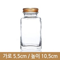 유리병 광동사각170 (K), 골드마개, 1개