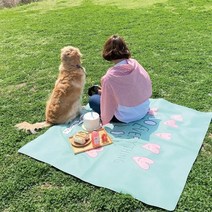 특허원단 늘디딤 PUCON 피크닉 매트 돗자리 대형 야외 캠핑매트 방수 항균, 2인방석 70x140 조이플