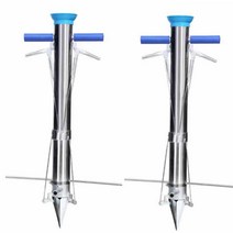 양파 씨앗 이식기 주입기 수동 휴대용 고구마심기, 이중 묘목 파종기 [76 구경]