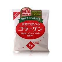 [최신유통기한 2025년 7월 1일] 일본 공식 수입 정품 하나마이 100% 먹는 순수콜라겐 120g 대용량 저분자 돼지 돈피 펩타이드 분말 가루 영양제, 1개