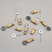 가죽공예포니 DIY 가죽 공예 손 바느질 위치 수공예 도구 1 세트 고정 바늘, [01] Lock 0-6mm, 1개