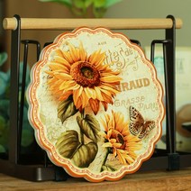 해바라기 도자기 냄비받침 모음, 냄비받침 컵케익 라즈베리