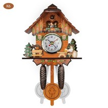 레트로 빈티지 괘종 옛날 뻐꾸기 시계 개업축하 집들이 선물, K6
