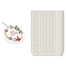 41.크리스마스 데코 포장장식 원형 1종 200개입