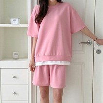 퍼니걸스 5012 반바지 트레이닝 세트 여성의류