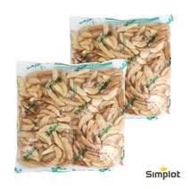 심플로트 10컷 랜치 웨지 2kg 2봉 반달감자, 2개