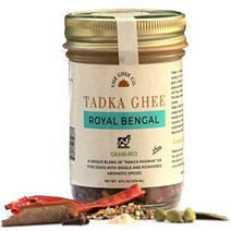 Tadka Ghee - Royal Bengal Flavored Ghee by The Ghee Co Seasoned with real spices Grass-Fed Ghee, 1