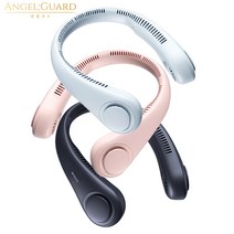 엔젤가드 휴대용 목에거는 날개없는 넥밴드 선풍기, 01. 넥밴드 선풍기 (네이비화이트)