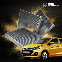 필터포유 PM 0.3 활성탄 자동차 에어컨 필터, 1개, CFUS006(3개) -스파크(더넥스트,더뉴,EV)