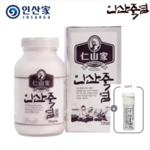 9회 인산죽염 분말(230g) 또는 고체(240g)+9회 죽염담은 휴대용기(2개)와 금흑블랙크런치(10g 2개), 230g, 1박스