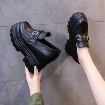 골드버클 여성키높이슬립온 11cm 어글리스니커즈