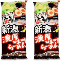 일본라면 니카타 리치 미소라면 2봉지 일본직구, Miso Ramen 308 g  x 2
