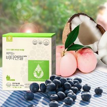 티하이리빙 짜먹는 비타엔젤 젤리형 복숭아맛 어린이 청소년 임산부 아이부터 어른까지 필수 영양소 면역력 에너지, 30포, 15g