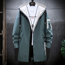 마마루시아 남자 야상 점퍼 후드 롱자켓 봄 아우터 빅사이즈 fv27