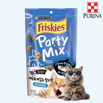 프리스키 파티믹스 멀티팩 고양이 간식 170g, 비치사이드, 60g, 30개
