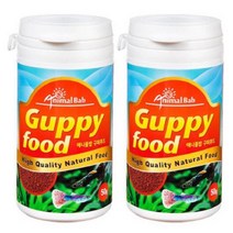 애니멀밥 구피 전용 사료, 50g, 2개