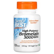 닥터베스트 파인효소 브로멜라인 파인애플효소 500mg 90캡슐