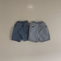 미니로브 썸머데님팬츠 베베바지 아기청바지 백일 돌아기 3-36개월