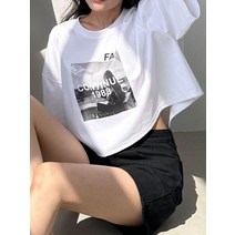 브링미 모먼트레터링 스판반팔티(6color)