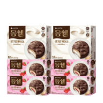 롯데제과 몽쉘(크림)336gX2갑+몽쉘(딸기)192gX4갑