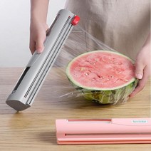 반영구적 위생 랩절단기 비닐커터 주방 슬라이딩 랩커팅기, 랩커터기 블루, 1개