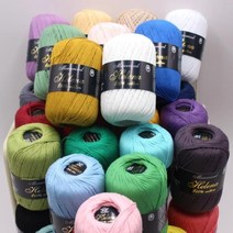 헤레나 80g 100%코튼 가방 뜨개 블랭킷 소품 뜨개실 코바늘실 순면사 인형실, 17아쿠아