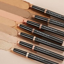 [1+ 1] [카라디움] 샤이닝 펄 섀도우 스틱, 색상:12호 브론즈스타|색상2:09호 로즈골드, 단품