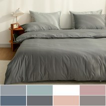 아망떼 굿메이드 300T 60수 샤틴 패딩 이불커버 베개세트 SS 9color