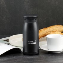 텀블러 350ml 보온병 보냉병 단체 학교 판촉 1+1 블랙, 단품, 단품