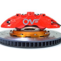 팰리세이드 온프 6P 브레이크 세트 튜닝스티커포함 검사통과 경량380디스크로터, 레드, 카키국방색