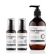 맨허스트 에탄올70% 의약외품 핸드 세니타이저 손소독제 60ml 2개+300ml 1개