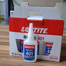 헨켈본드 록타이트 401 산업 용 초 강력 순간 접착제, 록타이트 401 50G, 1개