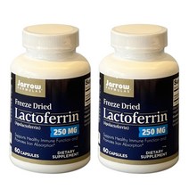 Jarrow Formulas 락토페린 250 mg 60 캡슐 2병, 상세설명참조