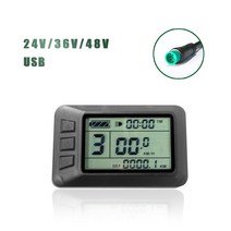 KT Ebike Kunteng 디스플레이 LCD7 LCD7C 방수 전기 자전거 액세서리 디스플레이 USB 기능, 02 LCD7 WP USB, 한개옵션1