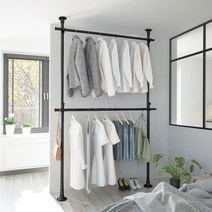 리우리빙 두배커진행거 2단 38mm 블랙/블랙앤화이트, 2단 블랙앤화이트