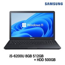 삼성전자 중고노트북 삼성노트북 NT501R5A 상태좋은 최강 중고노트북, WIN11 Pro, 8GB, 512GB, 코어i5 6200U, BLACK