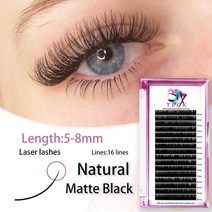 언더속눈썹 언더래쉬 tpok 16rows 하단 연장 아래 5mm 6mm 7mm 짧은 눈썹 연장 메이크업 도구, d, 0.05mm, 8-15mm