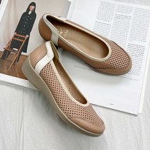 지쎄수제화 천연양가죽 조이스 펀칭 밴딩 단화 [4color]