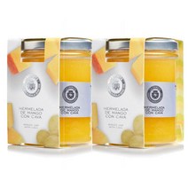 LA CHINATA Mango Cava Marmalade Jam 스페인 라치나타 망고 카바 마멀레이드 잼 210g 2팩 스프레드 소스, 2개