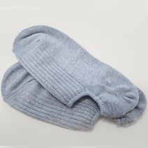 언더페이스 남성 골지 덧신 양말 페이크삭스, 블루그레이(남성)