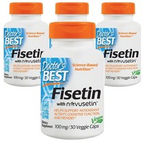 닥터스베스트 피세틴 노부세틴 바이오플라보노이드 4개세트, 1개, 30캡슐 X 4개