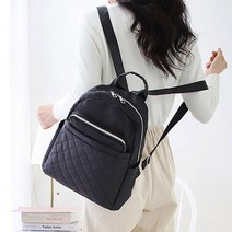 홍대언니 캐주얼 트윌 퀼팅 포켓 백팩 가방 GN2P