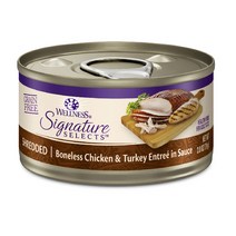 웰니스 코어 시그니처 셀렉트 고양이 캔 습식사료 79g 12개입, 슈레드 닭고기&칠면조(12개입)