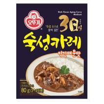 오뚜기 3일 숙성카레 약간매운맛, 80g, 9개